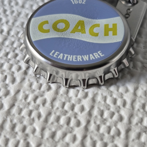 Coach Leatherware Bottlecap Keyfob - Picture 5 of 5